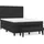 vidaXL Boxspringbett 140 x 200 cm Schwarz