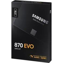 Samsung 870 EVO 2 TB 2,5" MZ-77E2T0B/EU