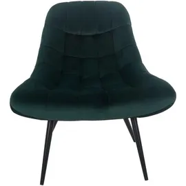 SalesFever Sessel XXL Samt Metall schwarz