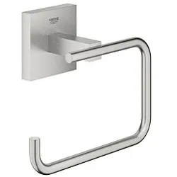 Grohe Start Cube Toilettenpapierhalter 40978DC0 Supersteel, ohne Deckel