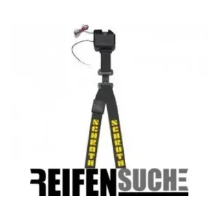 Schroth Gurt - asm autocontrol II schwarz mit gelbem Flock links