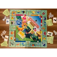 Hasbro Spielmatte Spielmatte Monopoly Junior (1-St), Anti-Rutschmatte