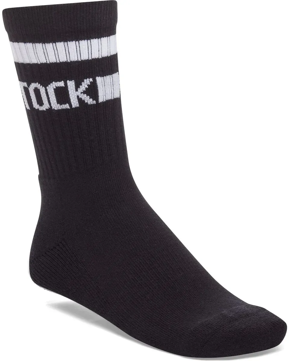 Birkenstock Cotton Crew Stripe /White black (19) 45