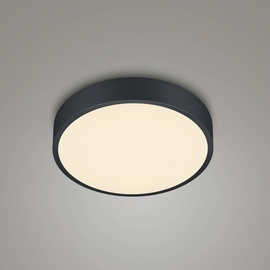 Trio Lighting LED-Deckenlampe Waco, CCT, Ø 31 cm, schwarz matt