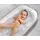 Angelcare Badesitz für die Baby-Badewanne Light Aqua, angenehm weiche Liegefläche, aufhängbar