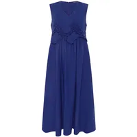 Betty Barclay Midikleid V-Ausschnitt Blau 36