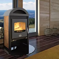 HS Flamingo MELAND Kaminofen Walnut