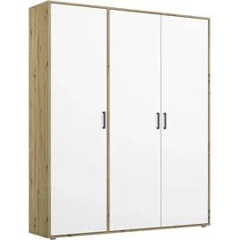 Rauch Wäscheschrank VOYAGER 140 x 194 x 53 cm Beige/Weiß