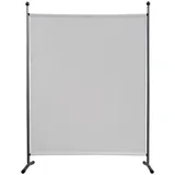 Quick Star Paravent 150 x 190 cm Weiß