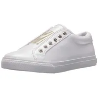 Tommy Hilfiger Laven Damen-Sneaker, Weiß/Gold Multi, 39 EU - 39 EU