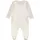 FIXONI Kinder Langarmbody "Body LS w.Velour Romper" in Beige | Gr.: 56