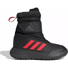 Adidas Winterplay Kids Stiefel Core Black / Solar Red / Iron Metallic 31