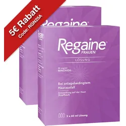 Regaine Frauen Lösung mit Minoxidil bei erblichem Haarausfall