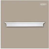 Profhome 163001 Pediment Türumrandung Stuckeinrichtungs aus Polyurethan