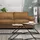 KAWOLA Sofa LOLA Ecksofa XL cognac mit motorischer Relaxfunktion Recamiere links
