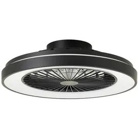 Brilliant G93854/06 Mazzaro LED-Deckenleuchte mit Ventilator LED EEK: E (A - G) 40W Schwarz