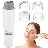 HEALIFTY Gesichtsmassagegerät 4 in 1 Elektrische Gesichtsmassagegerät Mini Akupressur Massagegerät für Schmerzen Schmerzlinderung (weiß)
