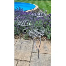 Ambiente Haus Blumenhocker 70 x 70 cm Grau