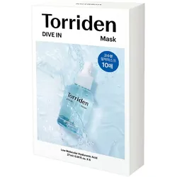 Torriden Torriden DIVE-IN Low Molecular Hyaluronic Acid Mask Pack Feuchtigkeitsmasken 10 ct