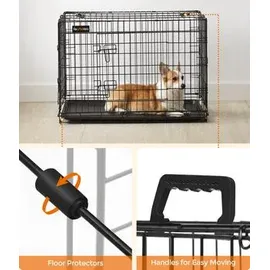 Songmics Hundekäfig L mit 2 Türen