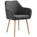 SalesFever Armlehnstuhl dunkelgrau