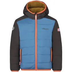 Trollkids Sandvika Turnover - Trekkingjacke - Kinder - Light Blue/Black/Dark Yellow - 128