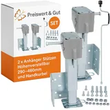 Preiswert & Gut Anhänger Stützen Kurbelstütze 290–460 mm