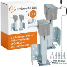 Preiswert & Gut Anhänger Stützen Kurbelstütze 290–460 mm