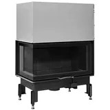 Austroflamm 89x49x45 S 2.0 Kamineinsatz Ecke links Feuerraum Schwarz