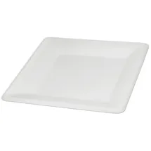 Wisefood Einwegteller quadratisch 26 cm weiß 200er Set