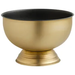 Champagnerkühler Glamour Schwarz/Goldfarben