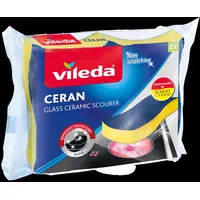 Vileda Ceran Schwamm für Induktionsherde und Ceran-Flächen, 2er Pack