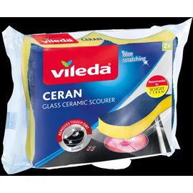 Vileda Ceran Schwamm für Induktionsherde und Ceran-Flächen, 2er Pack