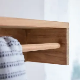 Tikamoon Ugo Handtuchhalter Teakholz