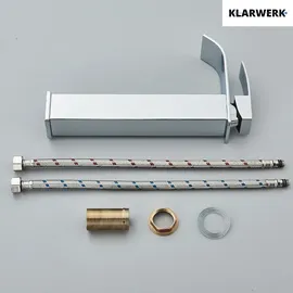 klarwerk ROSA Wasserfallarmatur Chrom