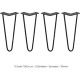 MONSTER SHOP Hairpin Tischbeine 4 x 30,5 cm