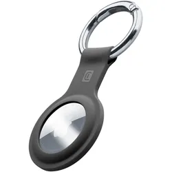 Cellularline Key Ring - AirTag, Hülle, Schwarz, Silikon, Apple AirTag, 0,0600 mm