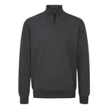 11 Project Troyer 11 PROJECT "Troyer PRPablito", Herren, Gr. L, grau (dunkelgrau melange), Obermaterial: 85% Baumwolle CO. 15% Polyester PES., Pullover Troyer