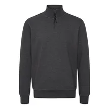 11 Project Troyer 11 PROJECT "Troyer PRPablito", Herren, Gr. L, grau (dunkelgrau melange), Obermaterial: 85% Baumwolle CO. 15% Polyester PES., Pullover Troyer