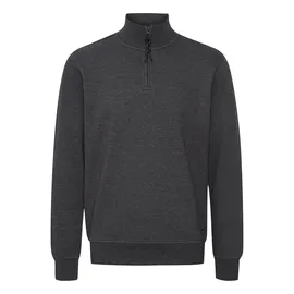 11 Project Troyer 11 PROJECT "Troyer PRPablito", Herren, Gr. L, grau (dunkelgrau melange), Obermaterial: 85% Baumwolle CO. 15% Polyester PES., Pullover Troyer