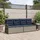 vidaXL Gartenbank 1-tlg 220 x 60 x 70 cm Grau