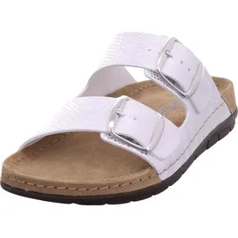 ROHDE Damen Pantolette gemusterter Zweiriemer mit Schnalle Rodigo-D 5872, Größe:38 EU,