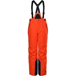Skihose KILLTEC "KSW 79 BYS SKI PNTS", Kinder, Gr. 176, Normalgrößen, orange (dunkelorange), 100% Polyester, sportlich, Hosen