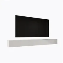 mai & mai Fernsehtisch Lowboard 300x40,2x30 cm Weiß Holz