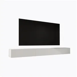 mai & mai Fernsehtisch Lowboard 300x40,2x30 cm Weiß Holz