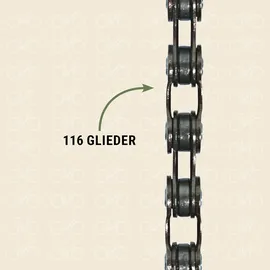 Shimano HG 53 116 Glieder Silber