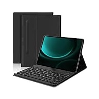 JADEMALL Tastatur Galaxy Tab S9 Fe 2023 - Bluetooth Tastatur mit Hülle für Samsung Galaxy Tab S9 Fe 10,9 Zoll 2023 SM-X510/SM-X516B, Deutsches QWERTZ Layout