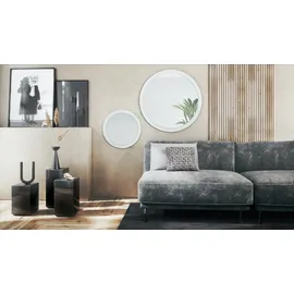 Vladon Wandspiegel Globe 50 x 80 cm Weiß