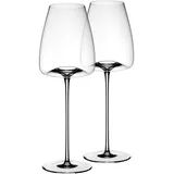Zieher Vision Straight Weingläser + Deckel 2er Set transparent