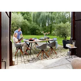 Musterring Stockholm Schalenstuhl 64 x 57 x 78 cm grau 2er Set